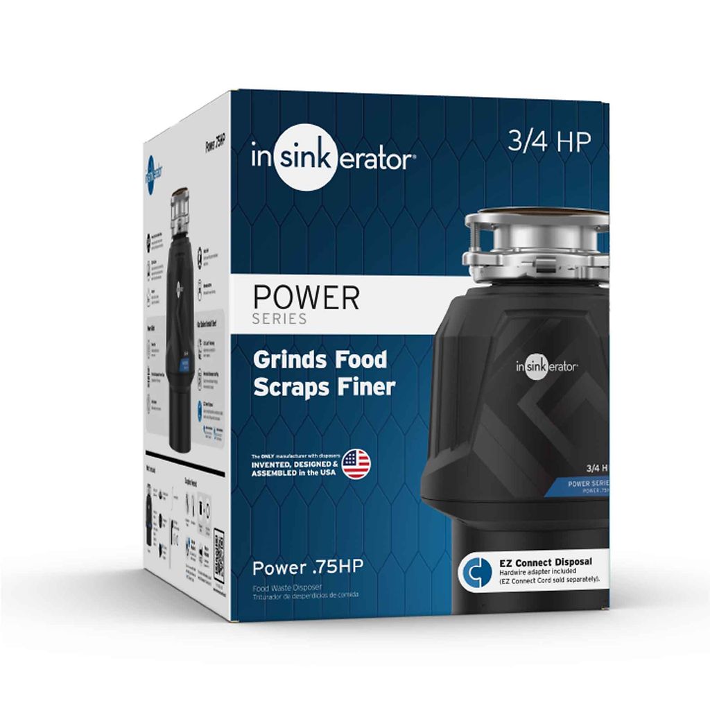 InSinkErator Power .75HP packaging