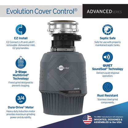 InSinkErator Evolution Cover Control manufacturer product details