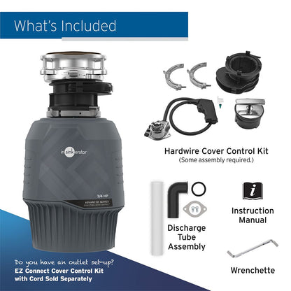 InSinkErator Evolution Cover Control included components