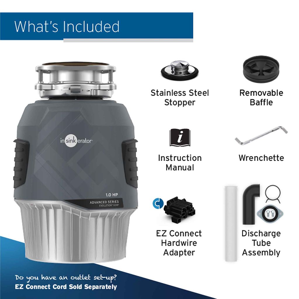 InSinkErator Evolution 1.0HP manufacturer product details