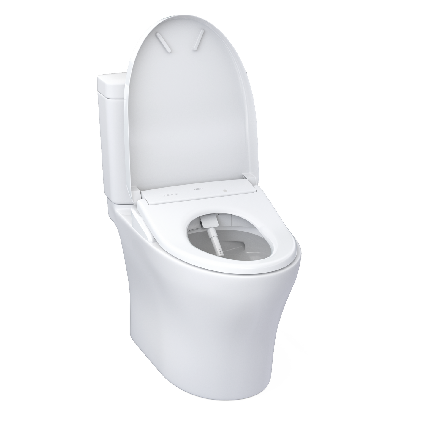 TOTO Aquia IV Washlet+ S7 Two-Piece Toilet 1.28/0.9 GPF - Universal Height