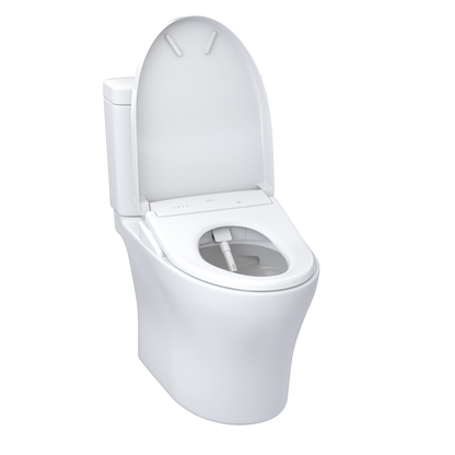 TOTO Aquia IV Washlet+ S7 Two-Piece Toilet 1.28/0.9 GPF - Universal Height