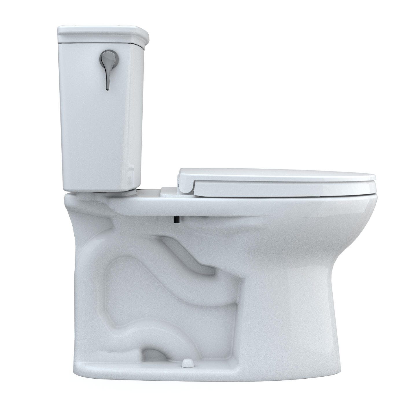 TOTO Drake Transitional Two-Piece Elongated Toilet 1.28 GPF Universal Height Washlet+ Connection