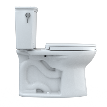 TOTO Drake Transitional Two-Piece Elongated Toilet 1.28 GPF Universal Height Washlet+ Connection