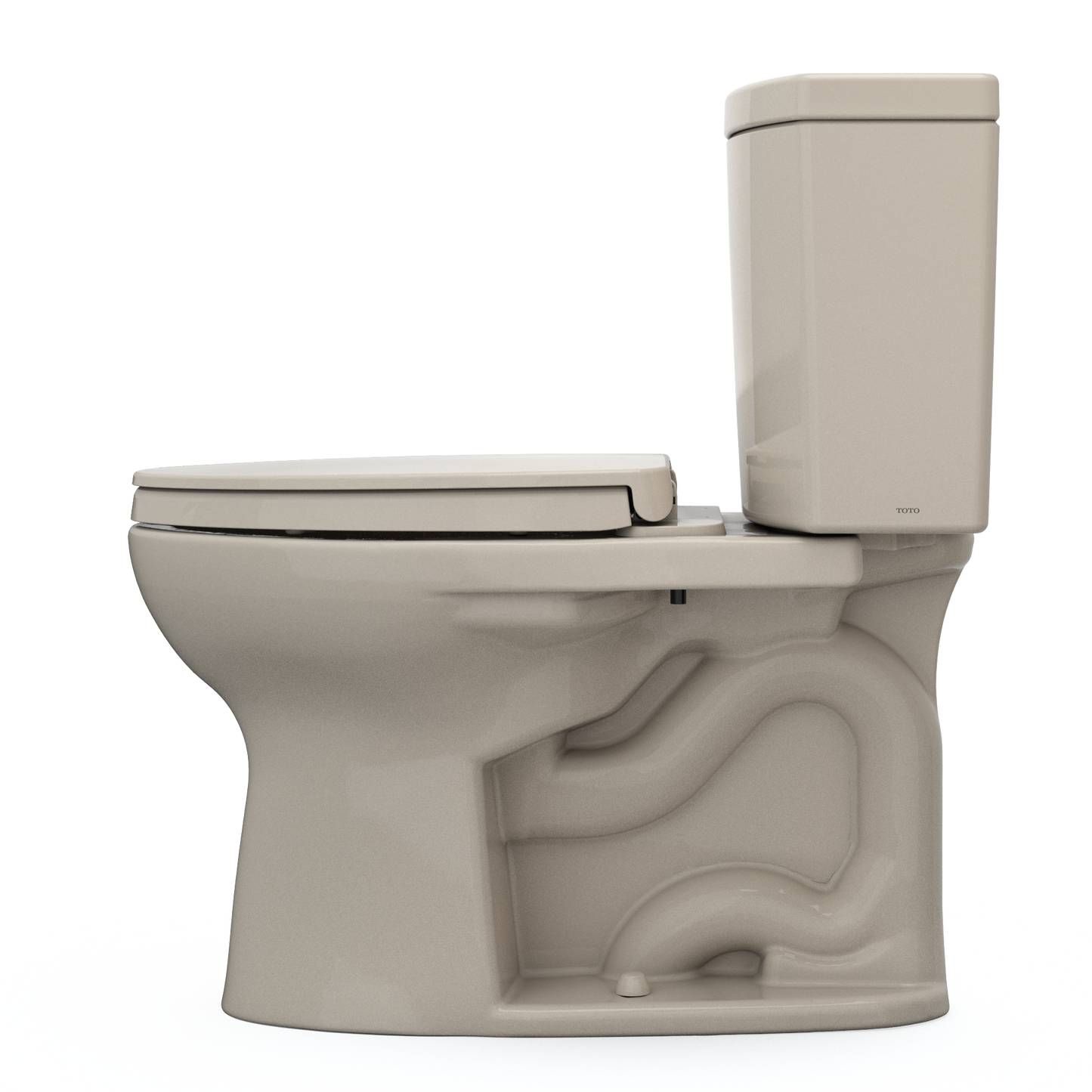 TOTO Drake II 1G Two-Piece Toilet 1.0 GPF Universal Height Washlet+ Connection