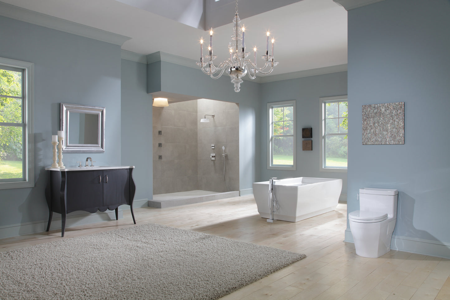 TOTO Aimes One-Piece Toilet 1.28 gpf Elongated, Universal Height Washlet+ Connection