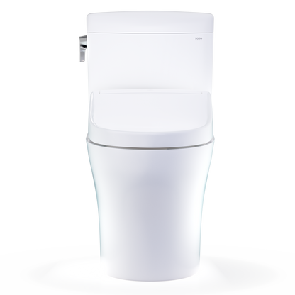 TOTO Aquia IV Cube Washlet+ S5 Two-Piece Toilet - 1.28 GPF - Universal Height