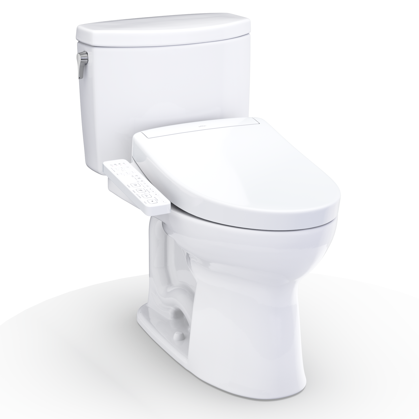 TOTO Drake II 1G Washlet+ S2 Two-Piece Toilet 1.28 GPF Universal Height