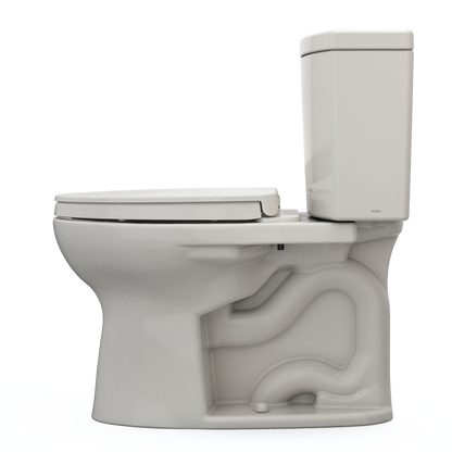 TOTO Drake II 1G Two-Piece Toilet 1.0 GPF Universal Height Washlet+ Connection