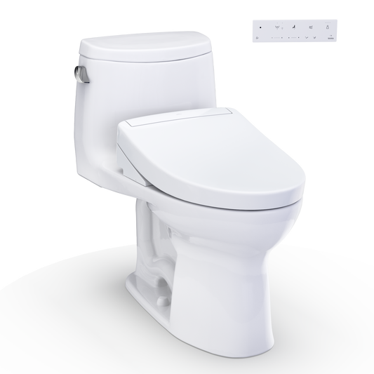 TOTO Ultramax II Washlet+ S5 One-Piece Toilet - 1.28 GPF - Universal Height