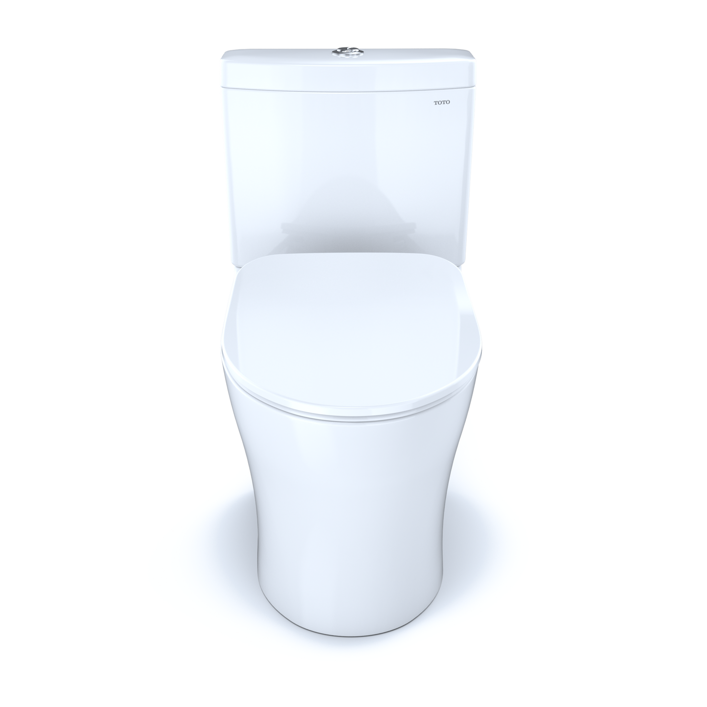 TOTO Aquia IV Two-Piece Toilet 1.28/0.9 GPF Elongated - Universal Height - Washlet+ Connection Slim Seat