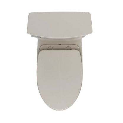 TOTO Soirée Elongated 1.28 GPF One-Piece Toilet, Universal Height, Washlet+ Connection