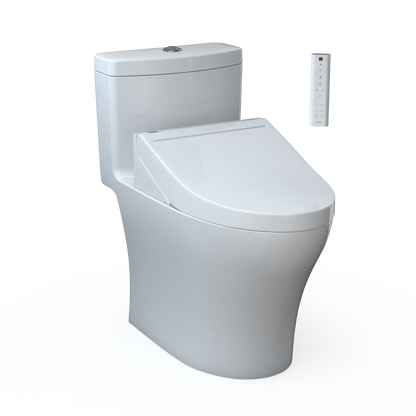 TOTO Aquia IV Washlet+ C5 One-Piece Toilet, 1.28/0.9 GPF, Universal Height