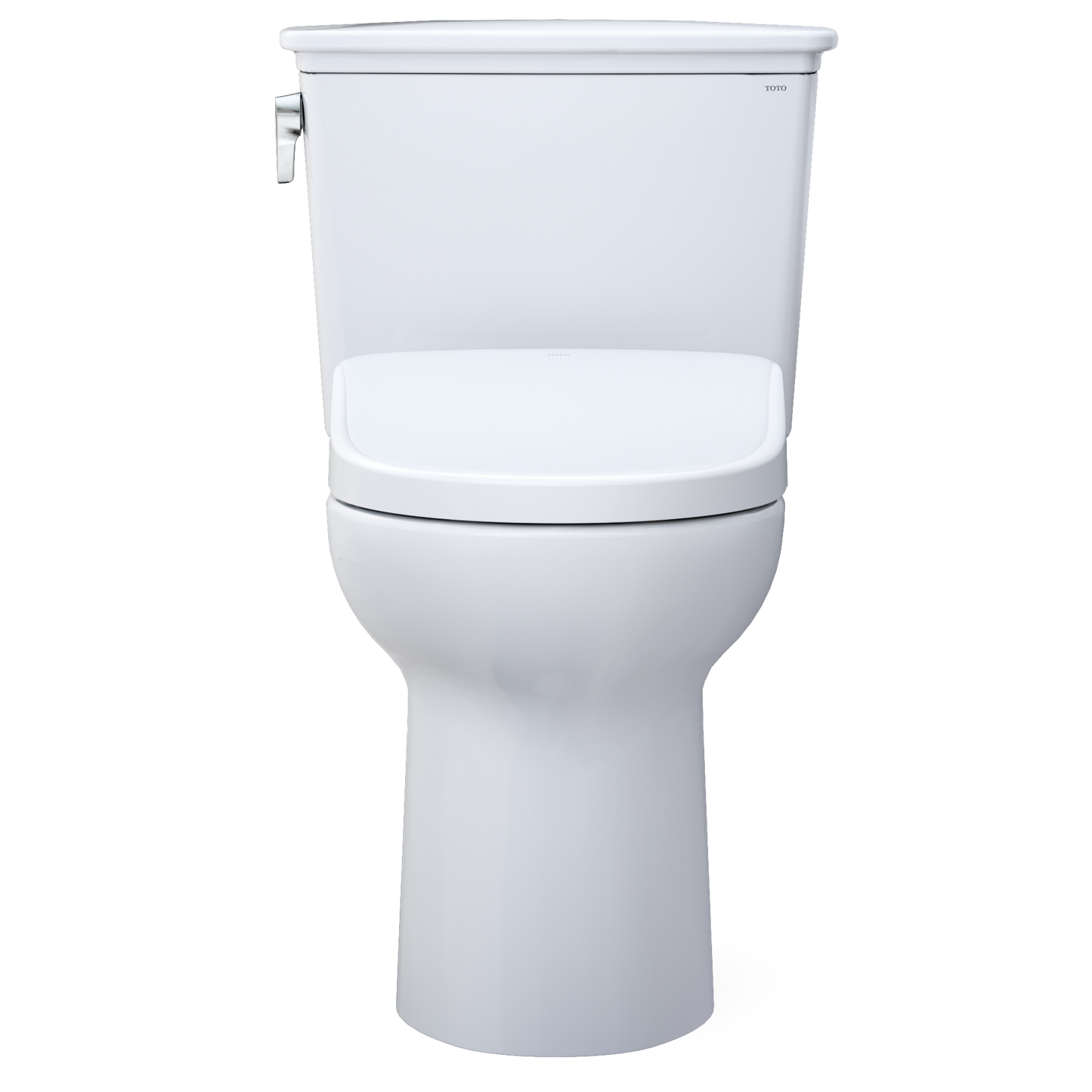 TOTO Drake Transitional Washlet+ S7A Two-Piece Toilet 1.28 GPF Universal Height with 10" Rough-In