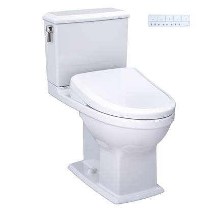 TOTO Connelly Washlet+ S7A Two-Piece Toilet 1.28/0.9 GPF - Universal Height
