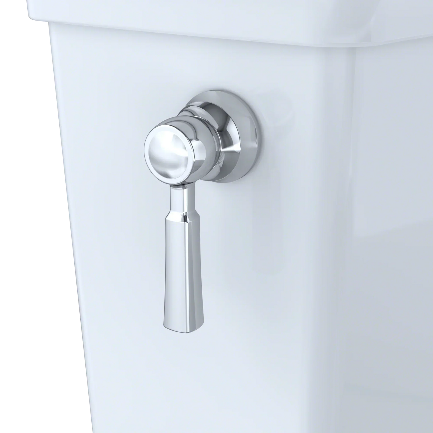 TOTO Promenade II Two-Piece Elongated Toilet 1.28 GPF, Universal Height, Less Seat Right-Hand Trip Lever