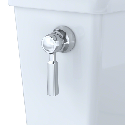 TOTO Promenade II Two-Piece Elongated Toilet 1.28 GPF, Universal Height, Less Seat Right-Hand Trip Lever