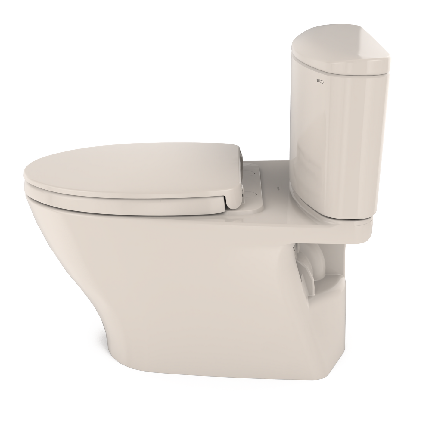 TOTO Nexus Elongated 1G Two-Piece Toilet, 1.0 GPF Universal Height, Washlet+ Connection