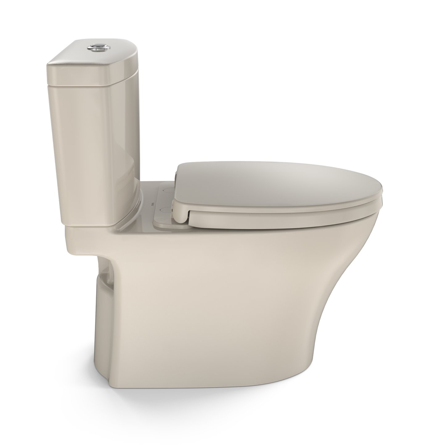 TOTO Aquia IV Two-Piece Toilet 1.28/0.9 GPF Elongated Universal Height - Washlet+ Connection