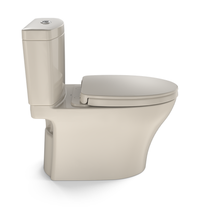 TOTO Aquia IV Two-Piece Toilet 1.28/0.9 GPF Elongated Universal Height - Washlet+ Connection