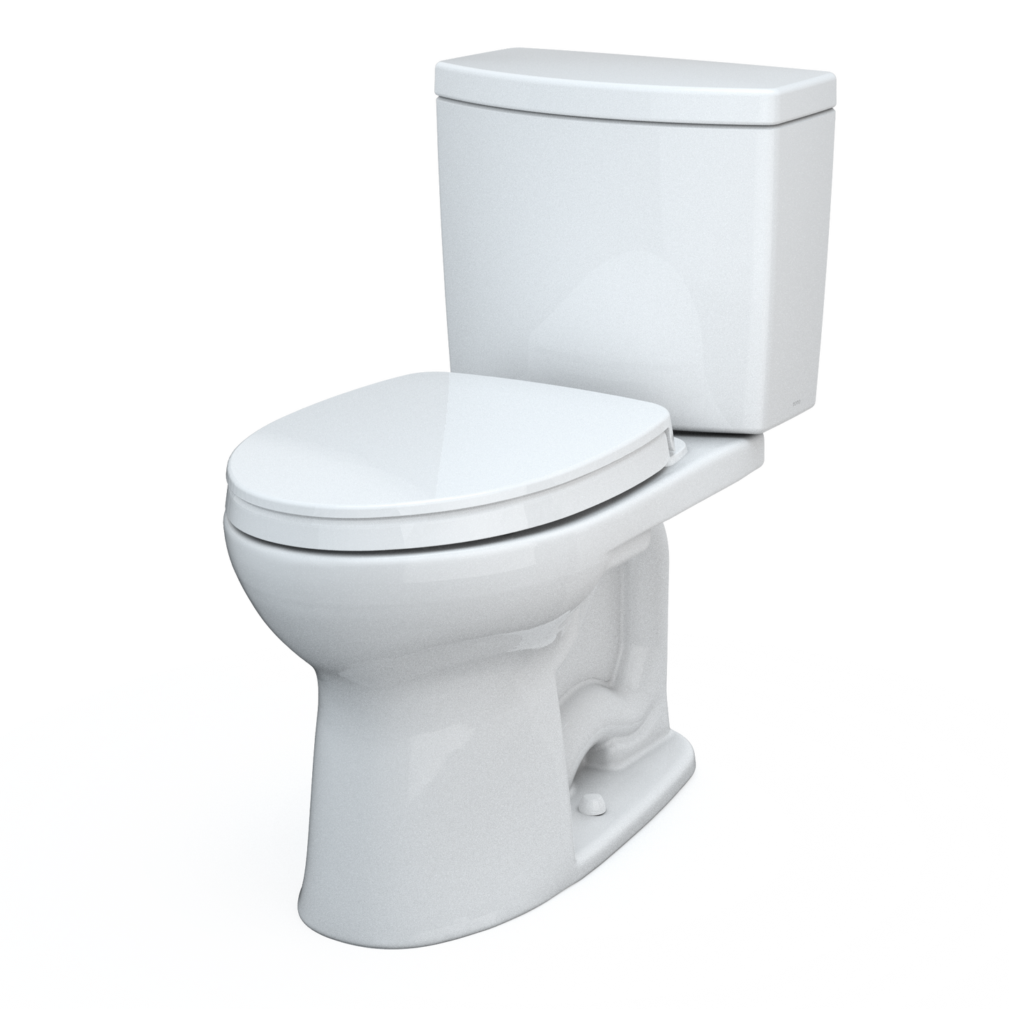 TOTO Drake II 1G Two-Piece Toilet 1.0 GPF Universal Height Washlet+ Connection