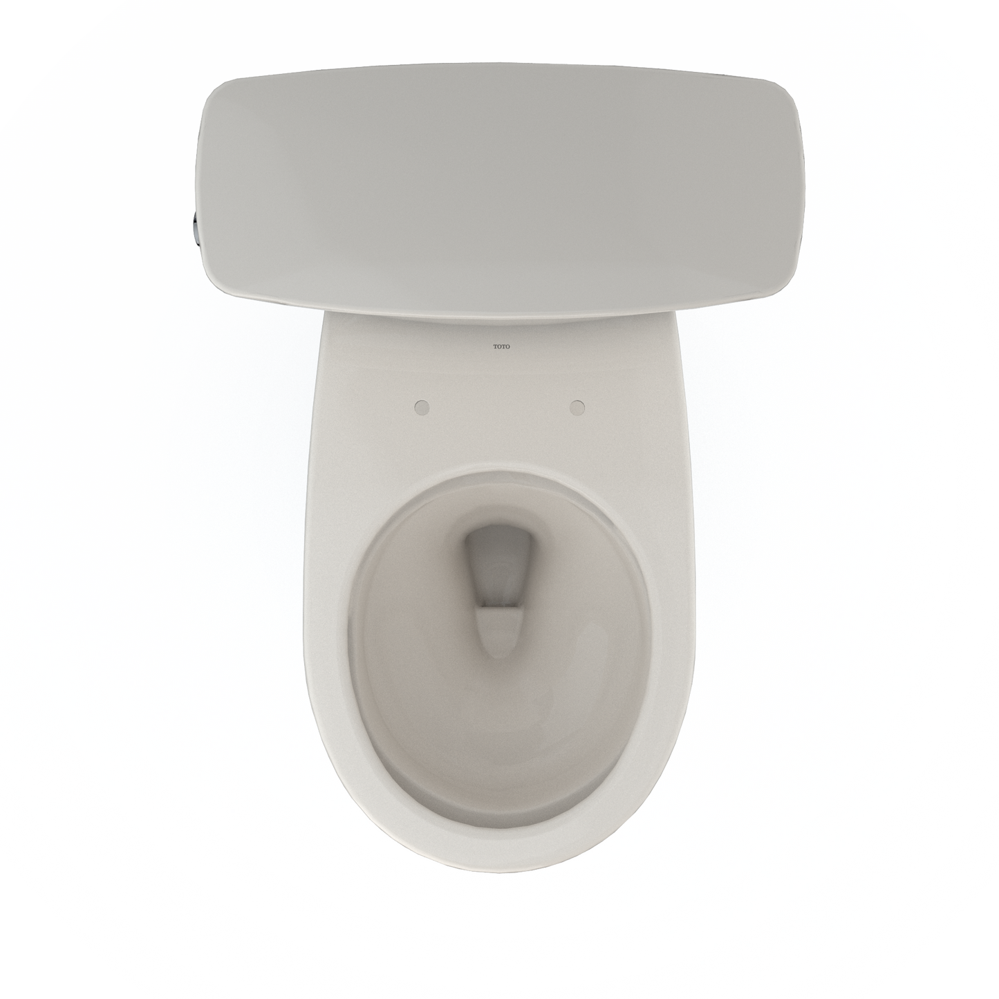 TOTO Drake Transitional Two-Piece Round Toilet 1.28 GPF Universal Height