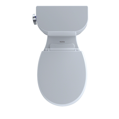 TOTO Entrada Two-piece Toilet - 1.28 GPF - Round - Universal Height Less Seat