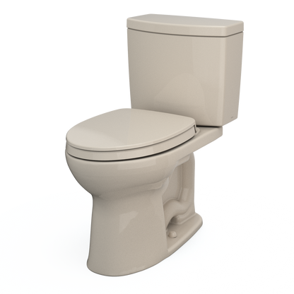 TOTO Drake II 1G Two-Piece Toilet 1.0 GPF Universal Height Washlet+ Connection
