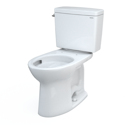 TOTO Drake Two-Piece Elongated Toilet 1.6 GPF Universal Height, Washlet+ Connection