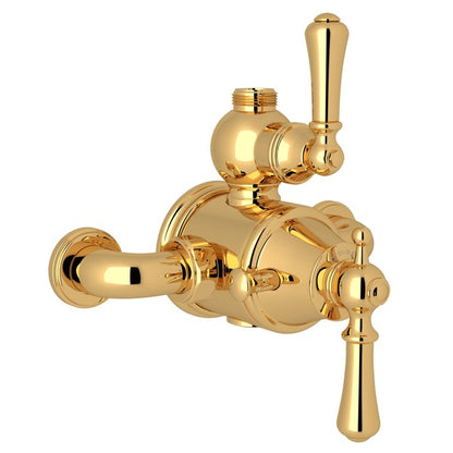 Perrin & Rowe Georgian Era 3/4" Exposed Therm Valve With Volume And Temperature Control, Lever Handle - U.5751LS