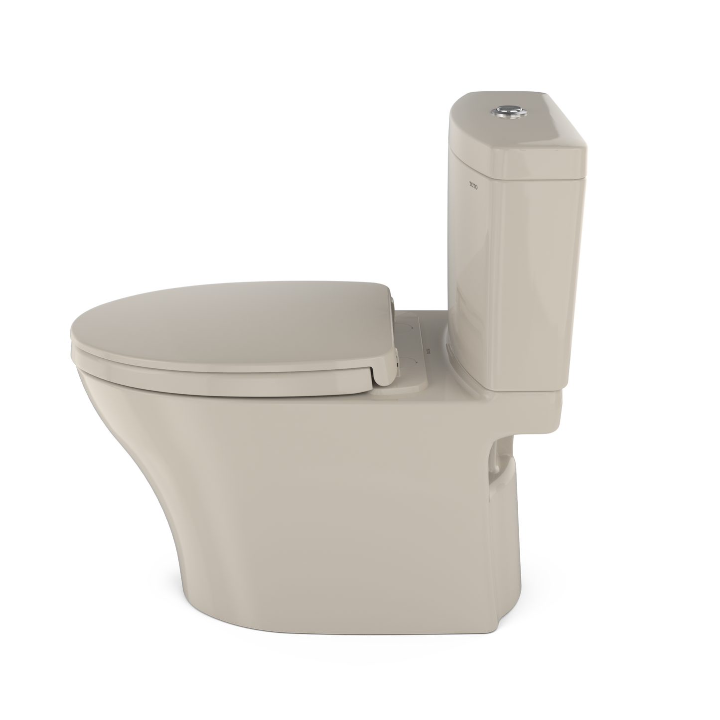 TOTO Aquia IV Two-Piece Toilet 1.28/0.9 GPF Elongated Universal Height - Washlet+ Connection