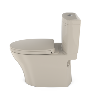 TOTO Aquia IV Two-Piece Toilet 1.28/0.9 GPF Elongated Universal Height - Washlet+ Connection