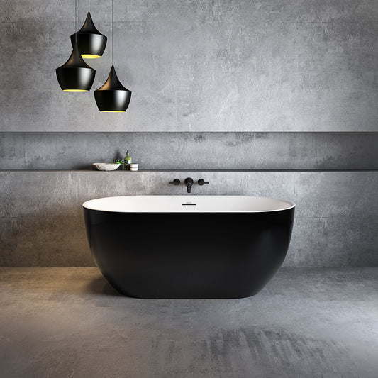 Maax Tosca 5932 Acrylic Freestanding Center Drain Bathtub