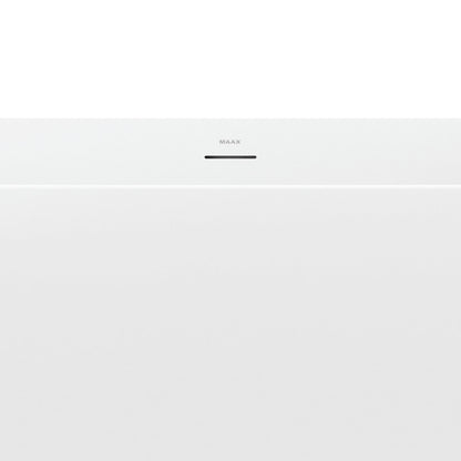 Maax Renata 67 x 32 Acrylic Freestanding Center Drain Bathtub in Matte White