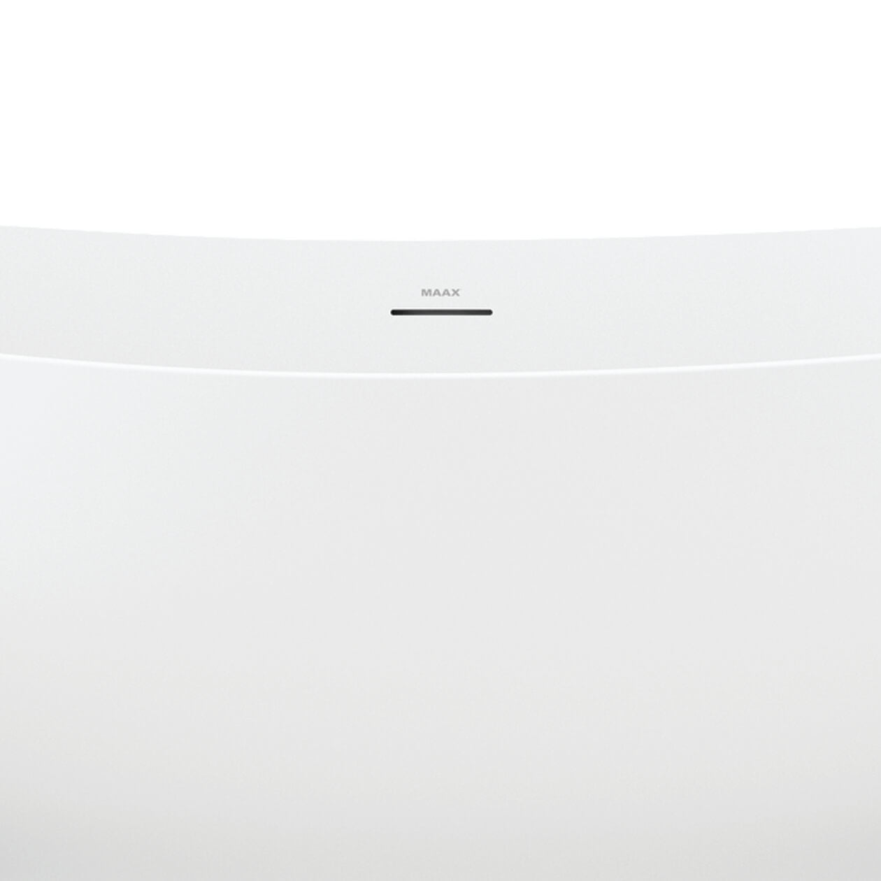 Maax Valentina 67 x 32 Acrylic Freestanding Center Drain Bathtub in Matte White