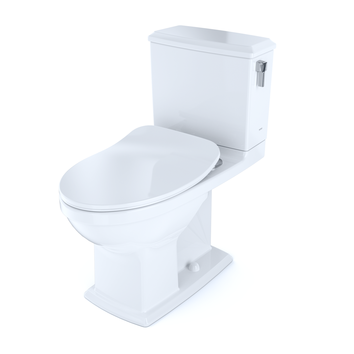 TOTO Connelly Two-Piece Toilet 1.28/0.8 GPF Elongated - Universal Height - Washlet+ Connection Slim Seat