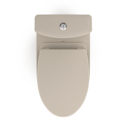TOTO Aquia IV Two-Piece Toilet 1.28/0.9 GPF Elongated Universal Height - Washlet+ Connection