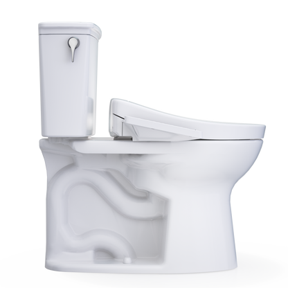 TOTO Drake Transitional Washlet+ S2 Two-Piece Toilet 1.28 GPF Regular Height