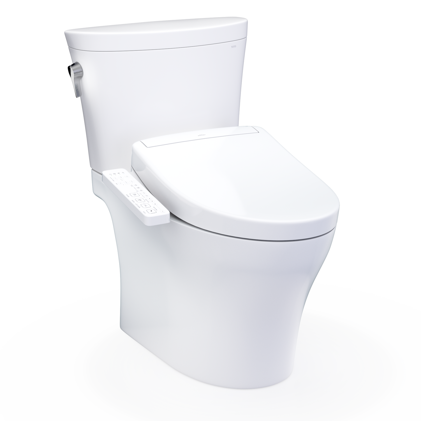 TOTO Aquia IV Arc Washlet+ S2 Two-Piece Toilet - 1.28 GPF - Universal Height