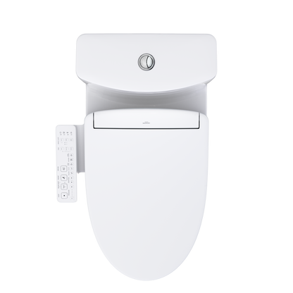 TOTO Aquia IV Washlet+ S2 One-Piece Toilet - 1.28/0.9 GPF - Universal Height