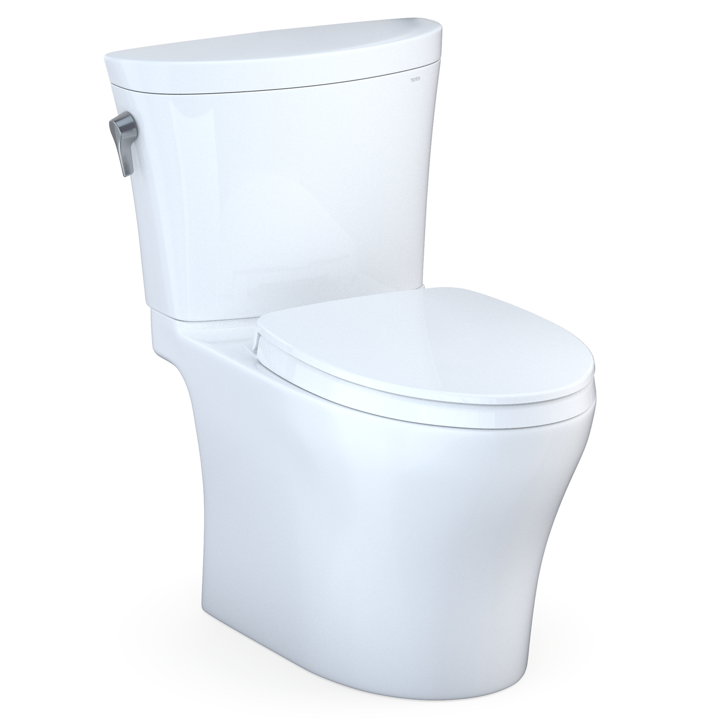 TOTO Aquia IV Arc Two-Piece Toilet 1.28/0.9 GPF Elongated - Universal Height - Washlet+ Connection