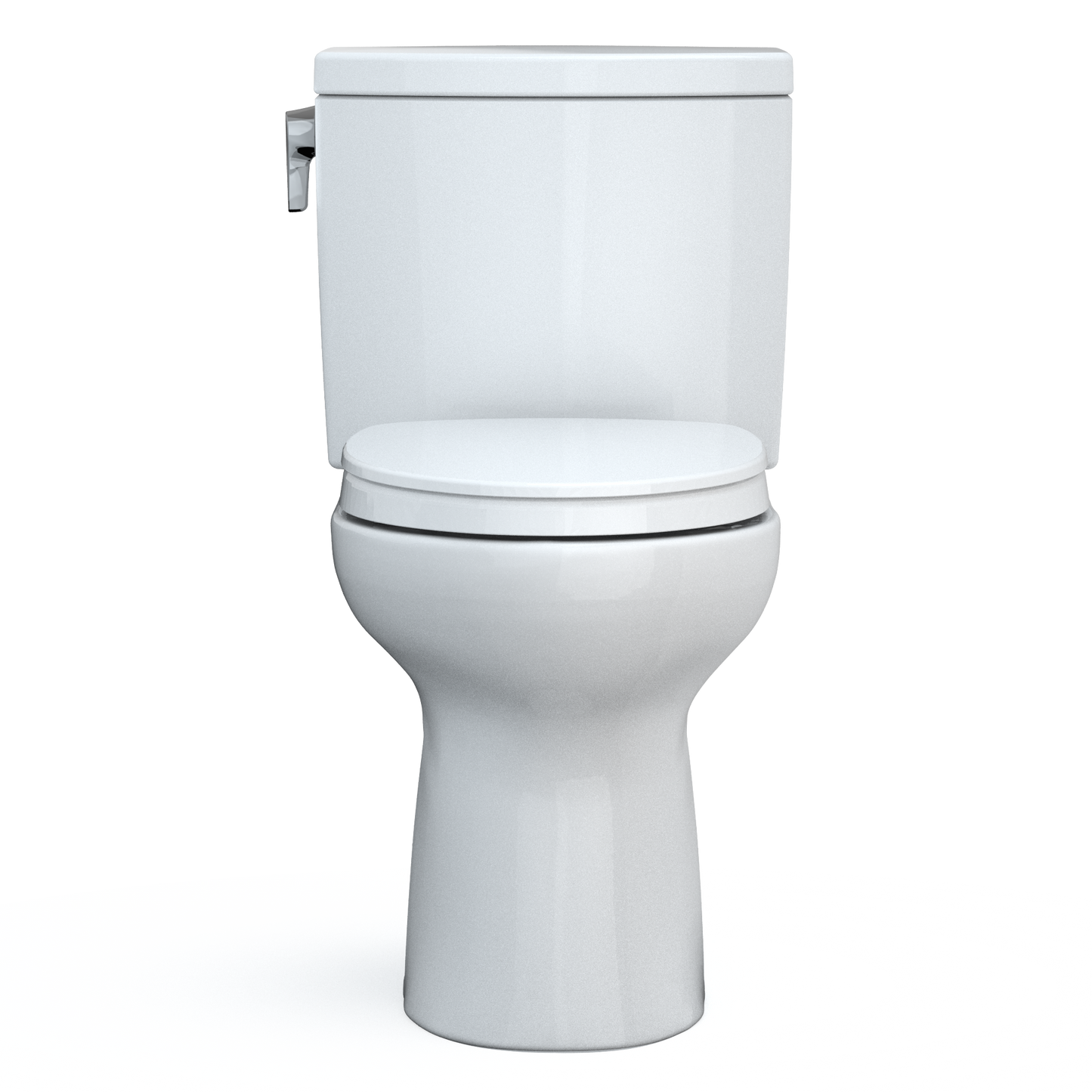 TOTO Drake II 1G Two-Piece Toilet 1.0 GPF Universal Height Washlet+ Connection