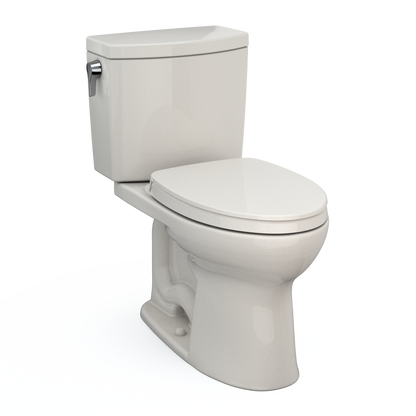 TOTO Drake II 1G Two-Piece Toilet 1.0 GPF Universal Height Washlet+ Connection