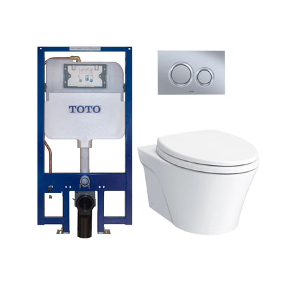 TOTO AP Wall-Hung Toilet & In-Wall Tank System 1.28/0.9 GPF