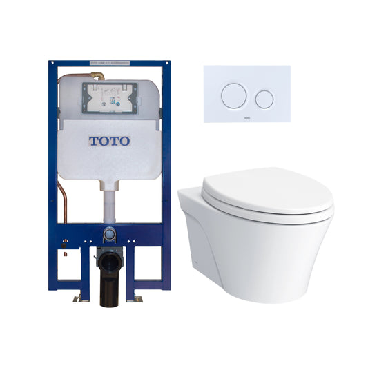 TOTO AP Wall-Hung Toilet & In-Wall Tank System 1.28/0.9 GPF