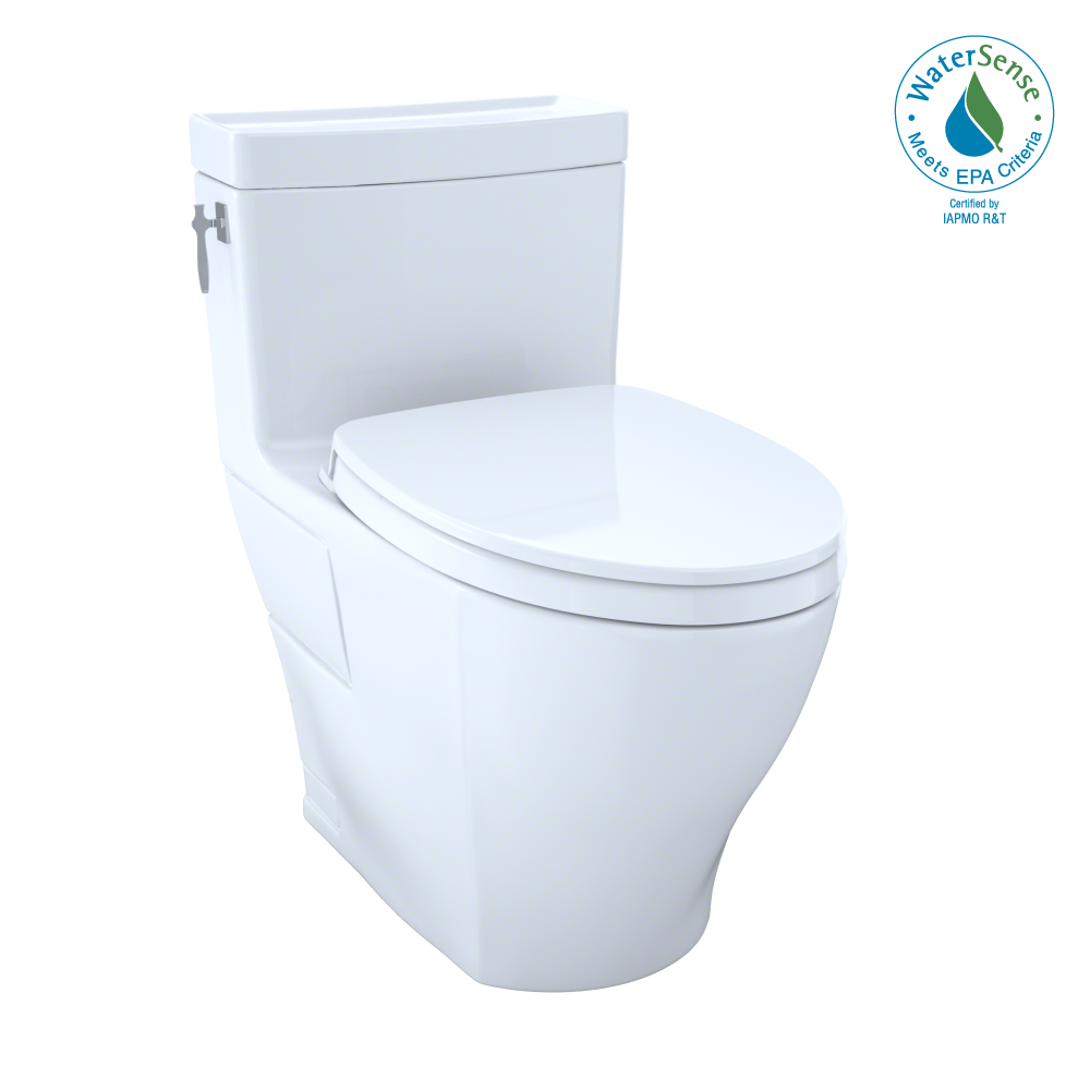 TOTO Aimes One-Piece Toilet 1.28 gpf Elongated, Universal Height Washlet+ Connection