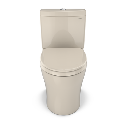 TOTO Aquia IV Two-Piece Toilet 1.28/0.9 GPF Elongated Universal Height - Washlet+ Connection