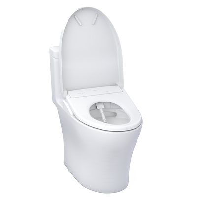 TOTO Aquia IV Washlet+ S7A One-Piece Toilet, 1.28/0.9 GPF, Universal Height