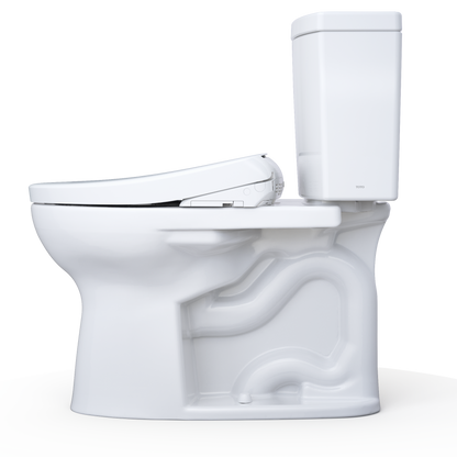 TOTO Drake II 1G Washlet+ S7 Two-Piece Toilet 1.28 GPF Universal Height