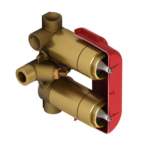 Riobel 3/4 Inch Thermostatic and Pressure Balance Rough-in Valve Multi-Function System